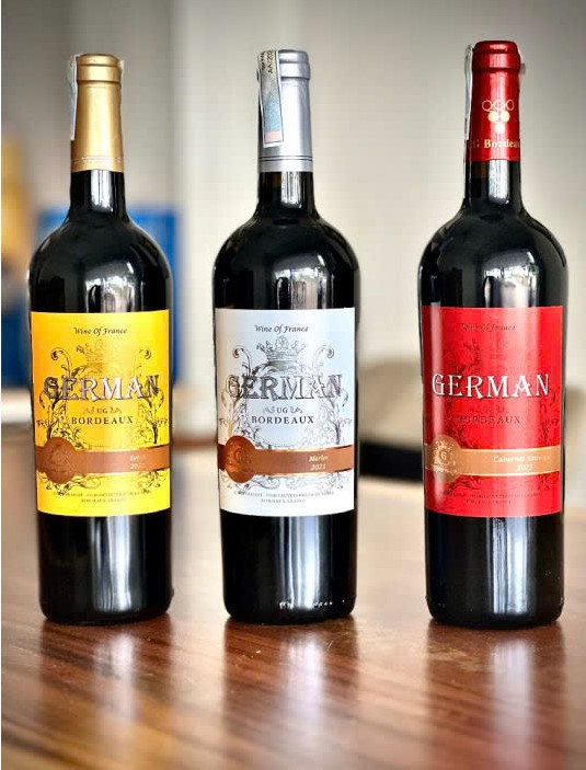 Rượu Vang Đỏ Pháp German Bordeaux UG