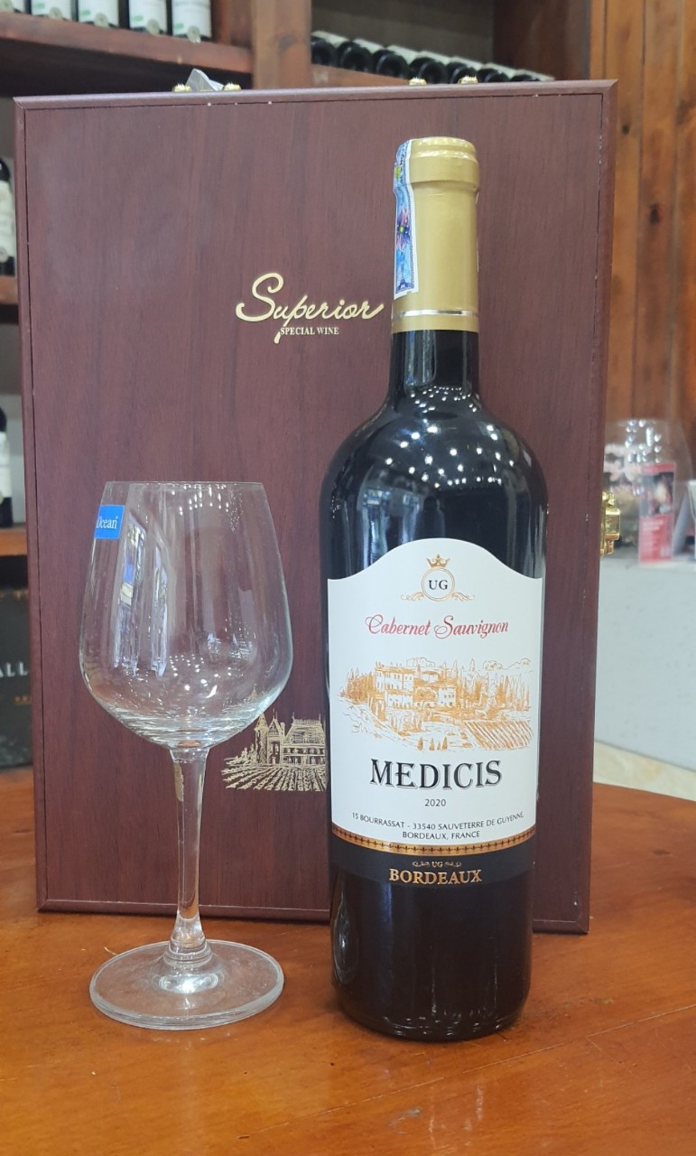 RƯỢU VANG PHÁP MEDICIS BORDEAUX CABERNET SAUVIGNON